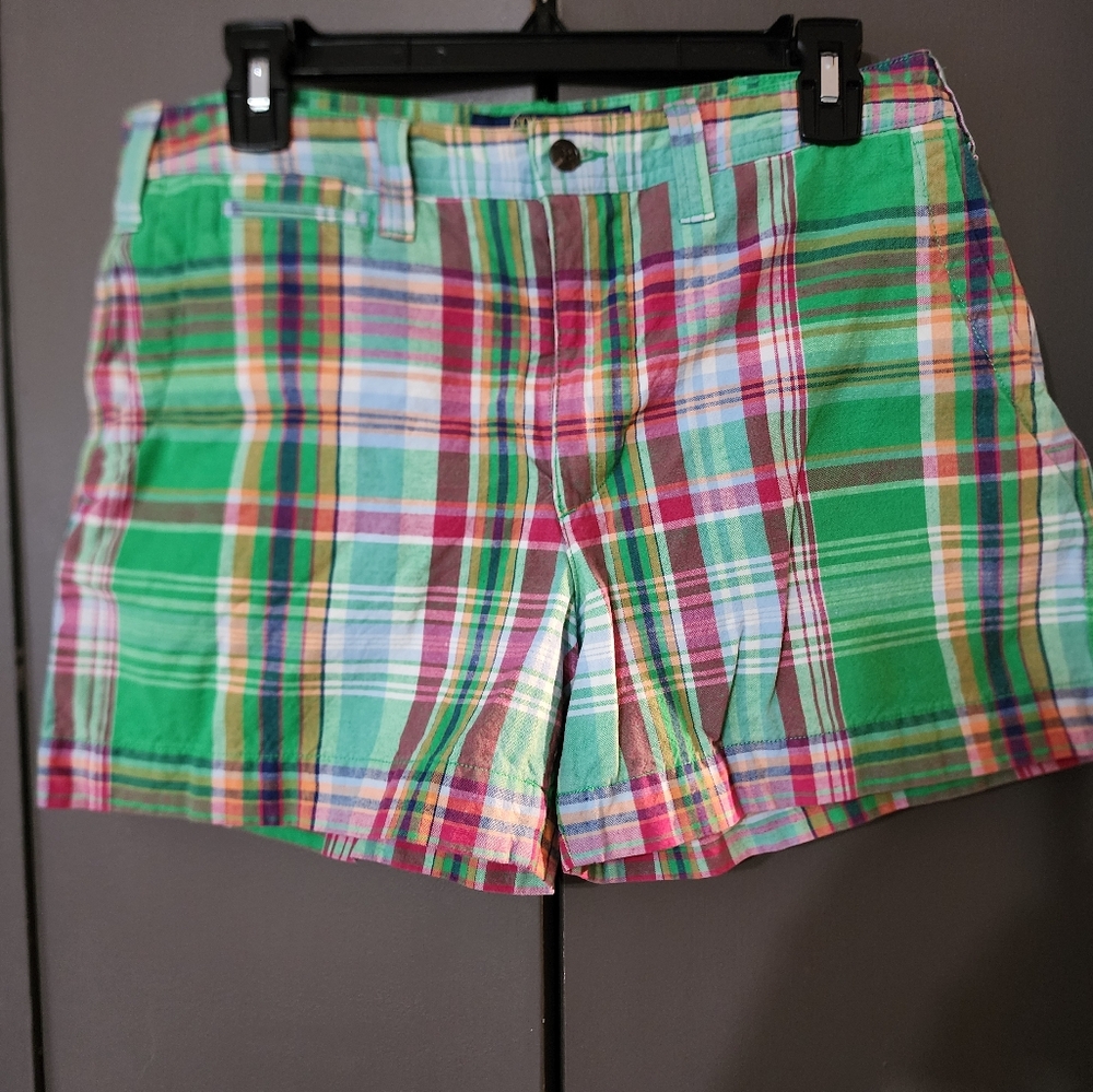 Ralph Lauren Multicolor Plaid Women Shorts